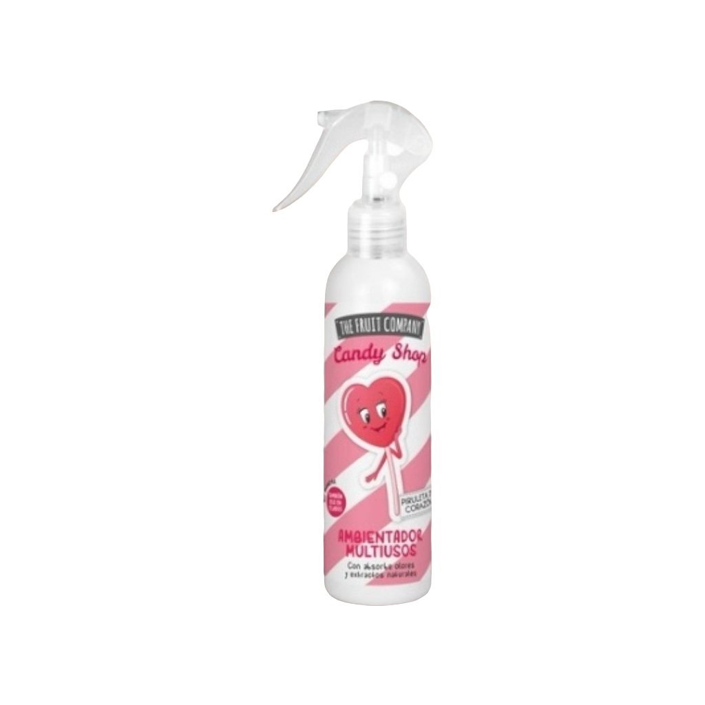 SPRAY D'AMBIANCE ET TISSU THE FRUIT COMPANY "CANDY SHOP" senteur sucette 200ml