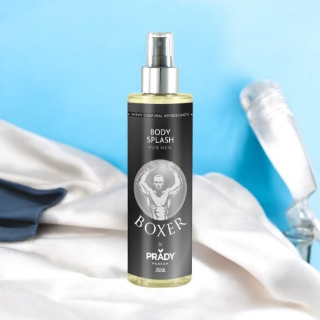 ULTRA RAFRAICHISSANTE CORPS ET CHEVEUX 250ML
Le parfum Boxer de chez Prady est une fragrance masculine fraîche et boisée, avec une touche marine et énergique.