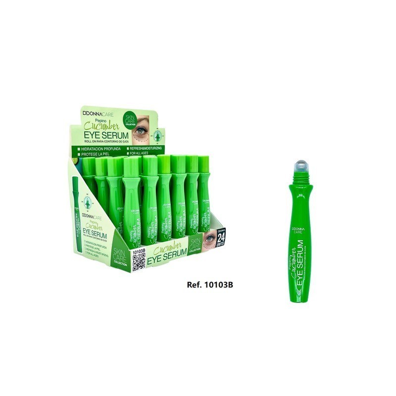 SERUM APPLICATEUR ROLL ON CONTOUR DES YEUX AUX CONCOMBRE D'DONNA