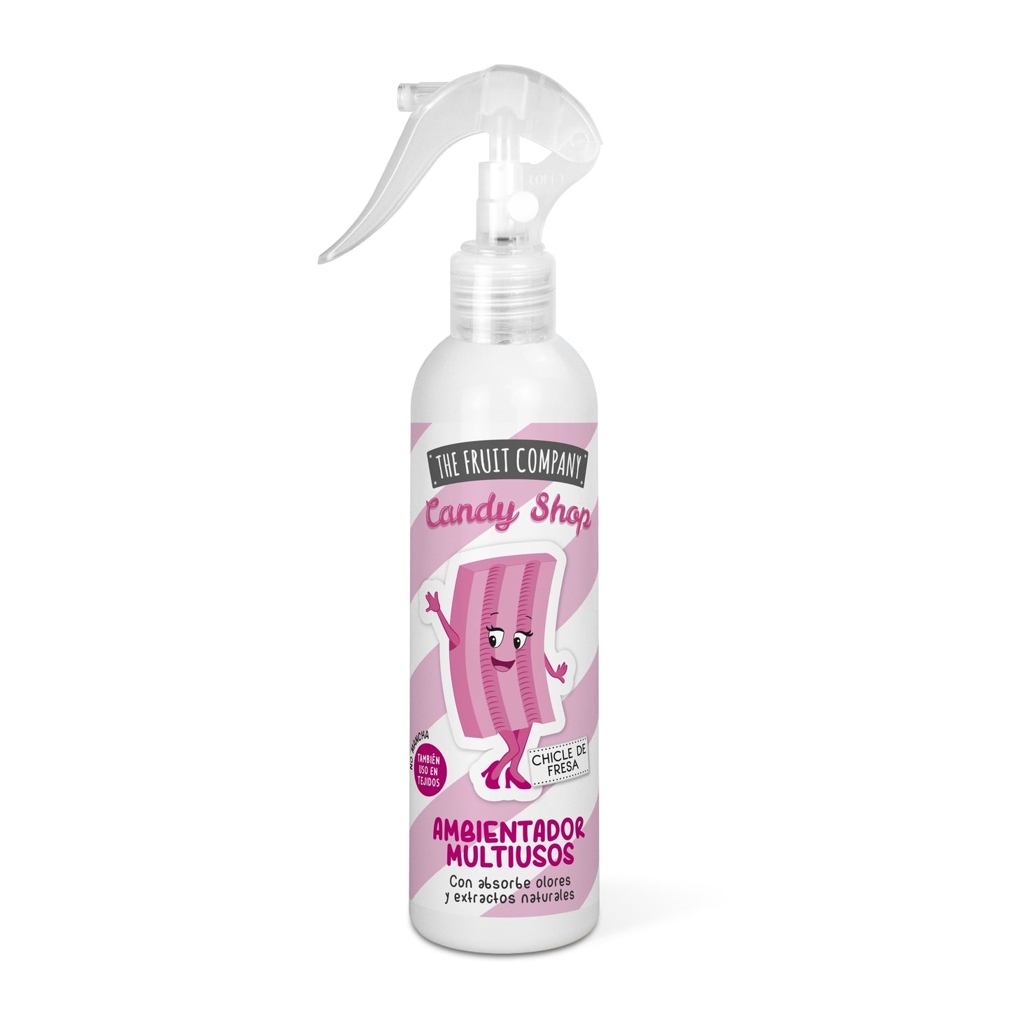 SPRAY AMBIANCE AIR ET TISSU THE FRUIT COMPANY CANDY SHOP CHEWING-GUM A LA FRAISE 200ML