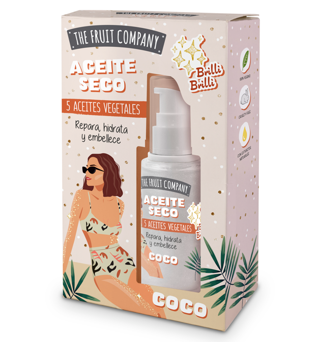 HUILE SECHE SCINTILLANTE THE FRUIT COMPAGNY 50ml
